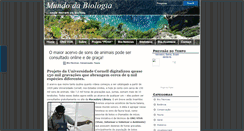 Desktop Screenshot of mundodabiologia.com.br