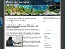 Tablet Screenshot of mundodabiologia.com.br